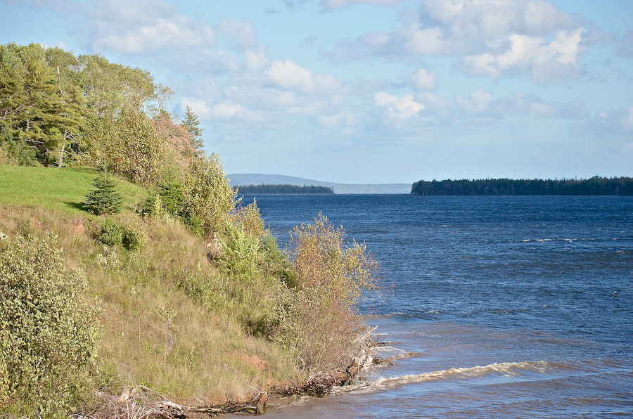 Looking down “The Boom” in West Alba