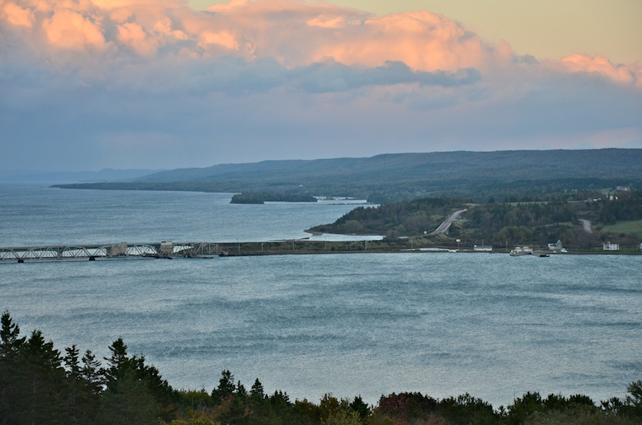 Christmas Island at sunset