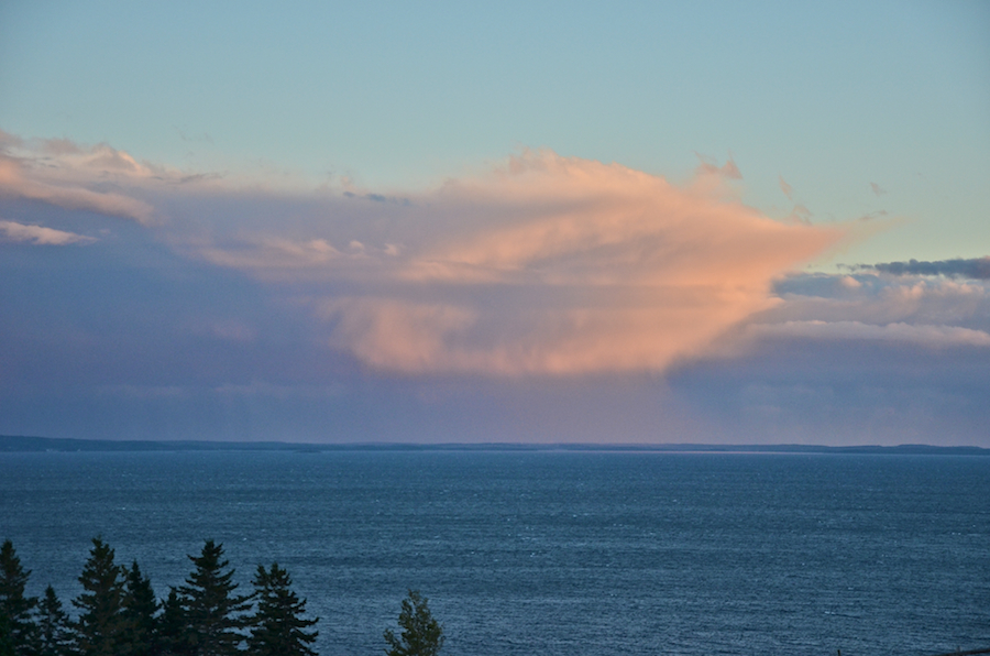 Sunset over the Bras d’Or Lake