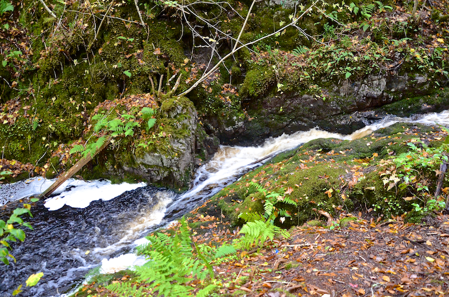 The flume at Devils Hill Falls