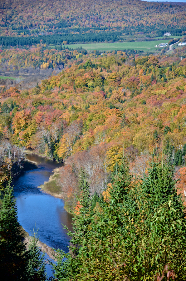 The Mull River below the look-off