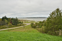 View from the kiosk in Port Hood Station