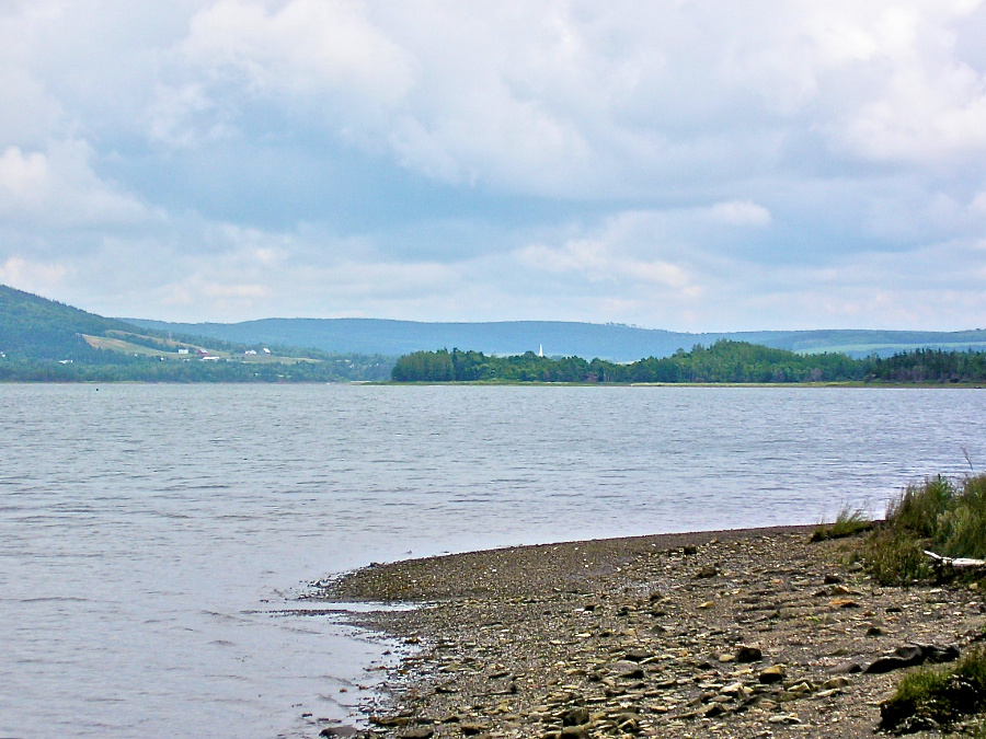 Looking up the Mabou River