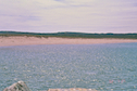 The beach from the breakwater