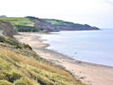 Looking southwest along the beach at West Mabou Beach Provincial Park