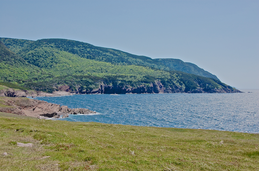 The shore out to Lowland Point