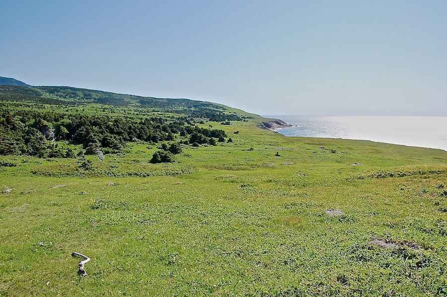 the view to the south of southwest from Cape St Lawrence