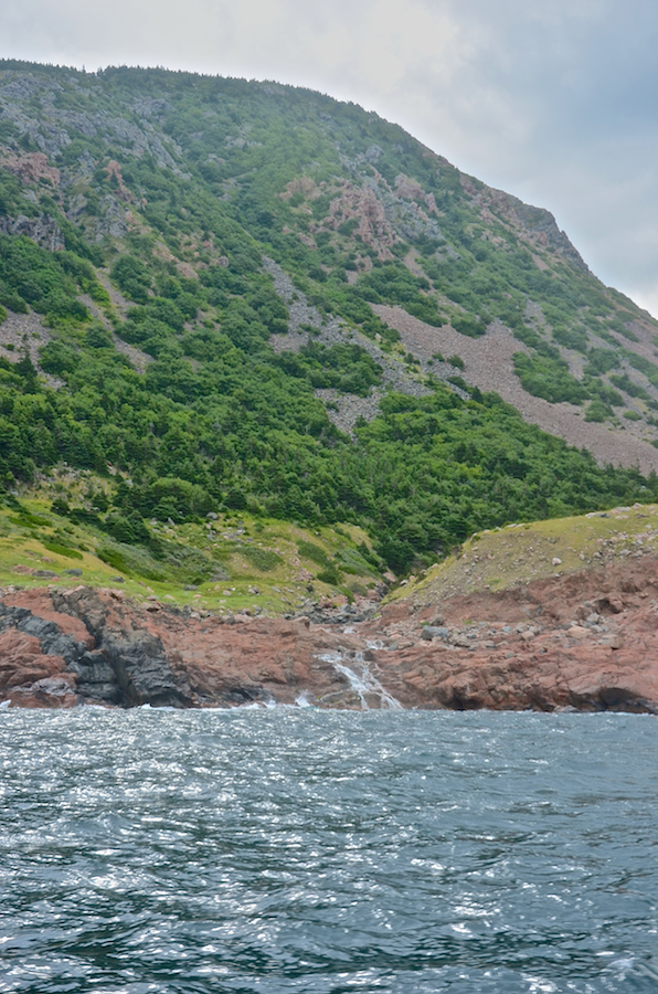 The mouth of Sailor Brook below “Sailor Brook Mountain North”