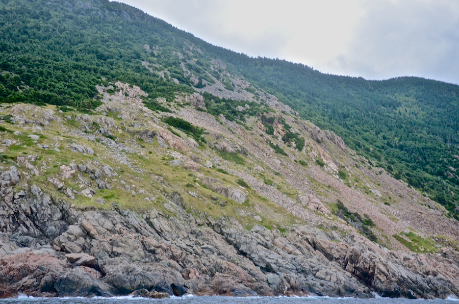 The coast below “Sailor Brook Mountain South”