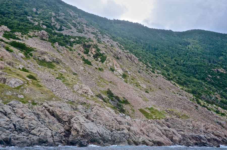 The coast below “Sailor Brook Mountain South”