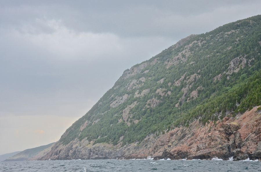 Coast south of the “tiara”