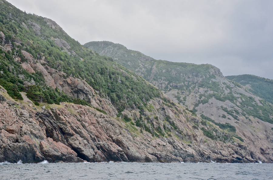 The southern part of the western flank of “Big Head Mountain”