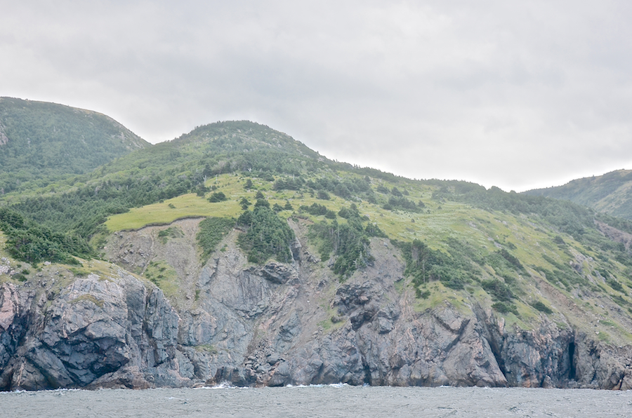 The coast at and south of the mouth of “Diamond Brook”
