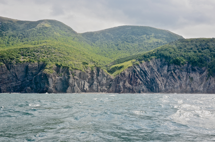 The valley between “Wreck Brook Mountain” and Polletts Cove Mountain
