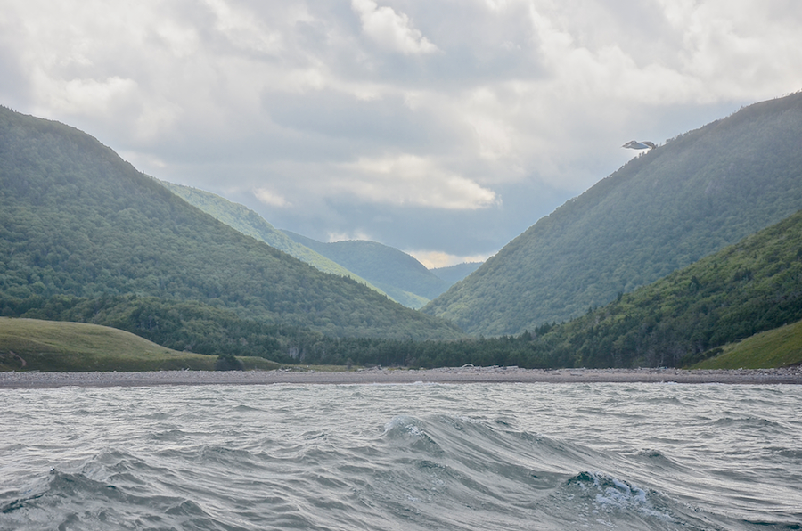 The mountains above the Polletts Cove River Valley