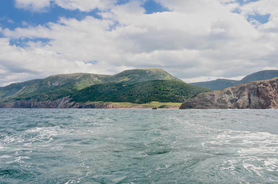 Panorama looking northeast from off Polletts Cove