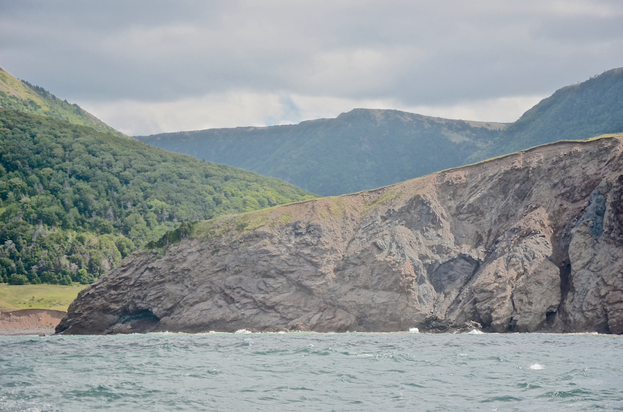 The northern end of the western coast south of Polletts Cove