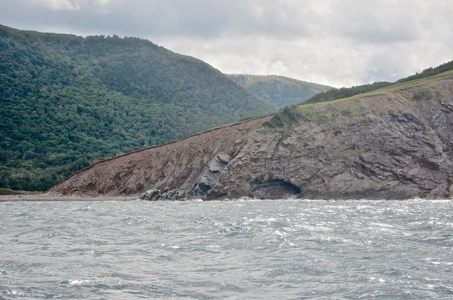 The northwest corner of the “ramp”