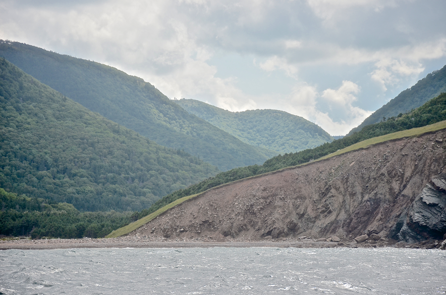 The mountains above the Polletts Cove River Valley