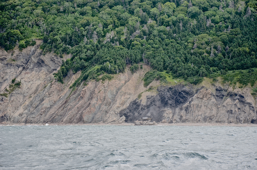 Detail of the coast below “North Foothill”
