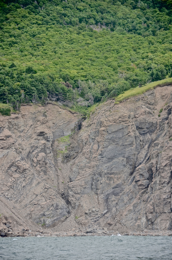 The mouth of the dry brook