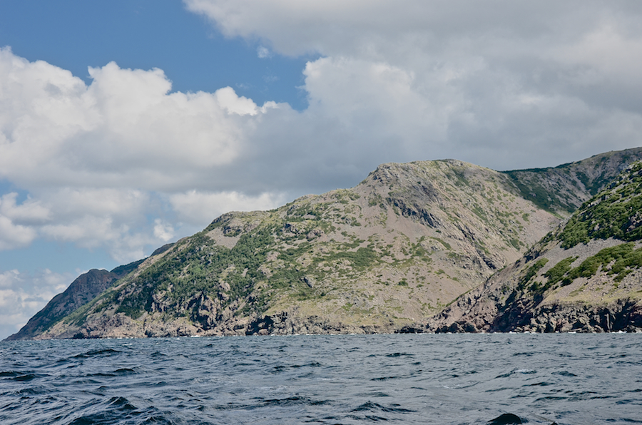 The mouth of Lower Delaneys Brook below “Big Head Mountain”