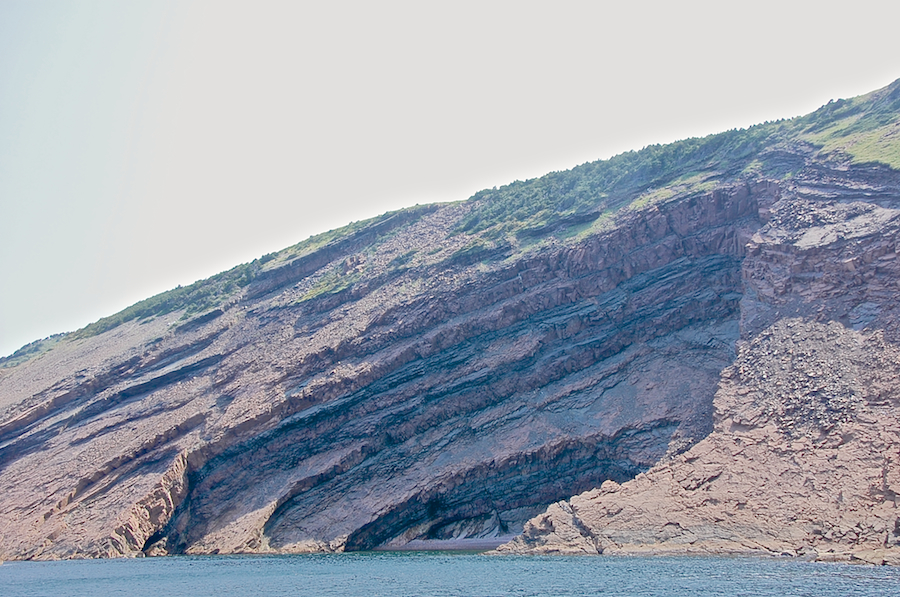 The “vaulted cave” seen from the west