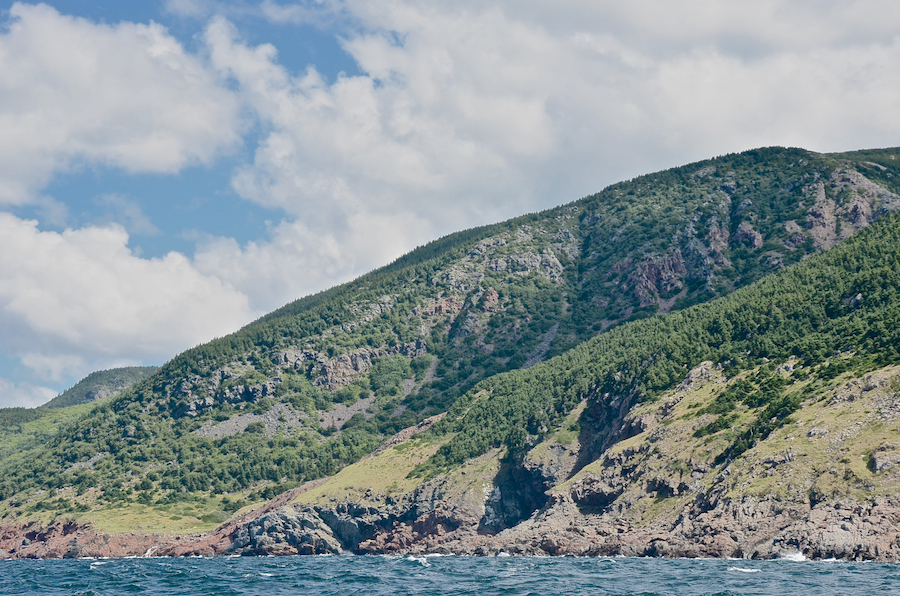 The cliffs on the south side of “Sailor Brook Mountain North”