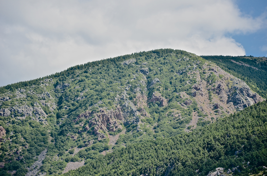 The cliffs on the south side of “Sailor Brook Mountain North”