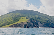 The “ramp” and the adjacent coast