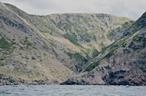 Big Head’s great ridge and the mouth of the Lower Delaneys Brook