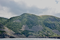 The northern end of “Delaneys Mountain”
