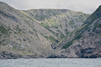 Lower Delaneys Brook mouth, falls, and valley