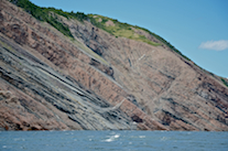 The “gouge” from the east