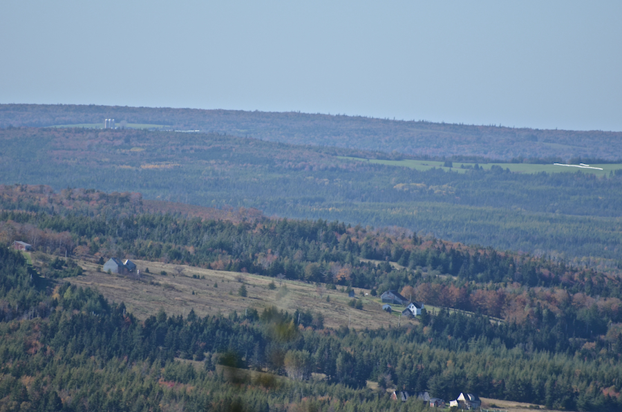 Rocky Ridge, Alpine Ridge, and Glencoe Mills from the Churchview Road summit