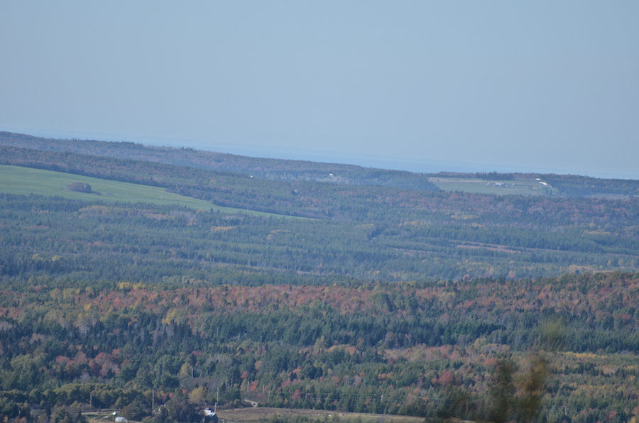 Rocky Ridge, Alpine Ridge, and Glencoe Mills from the Churchview Road summit