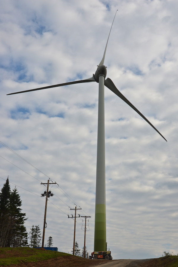 The windmill on Cape Mabou from below