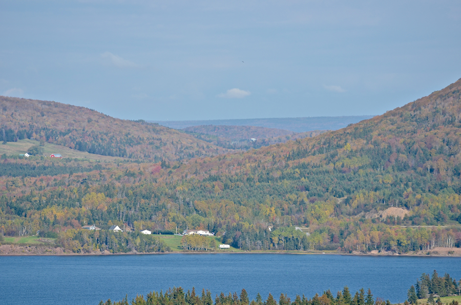 Looking between Cape Mabou and Mabou Mountain
