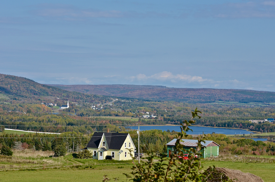 Northeast view from Hunters Road