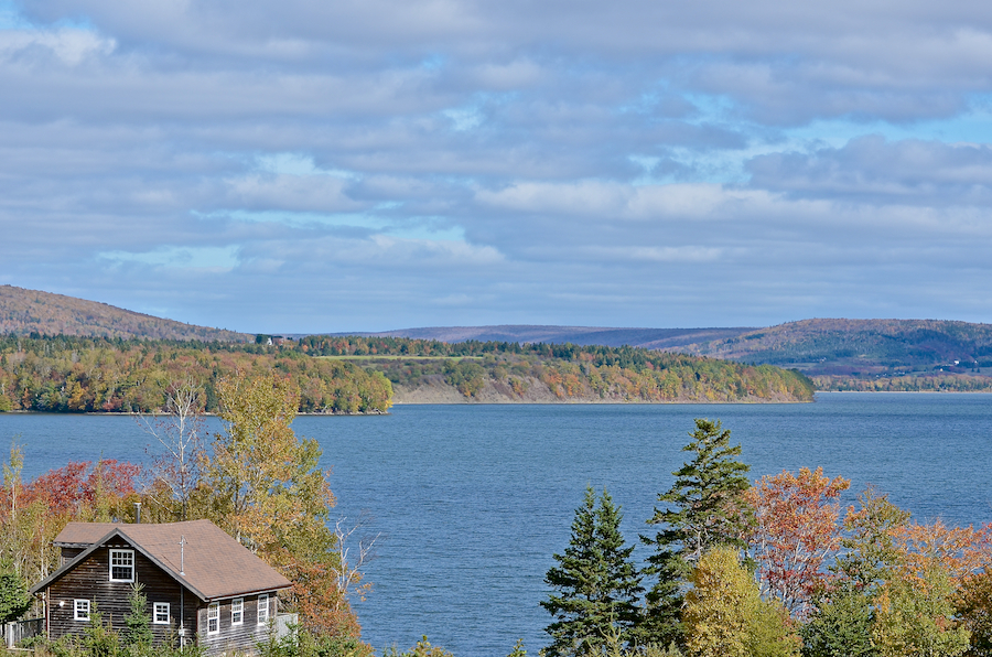 The strait between Mason Point and Ainslie Point