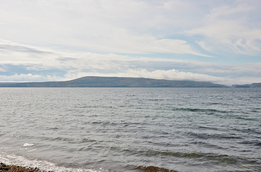 Mount Cameron and the Long Island area from Saunders Cove