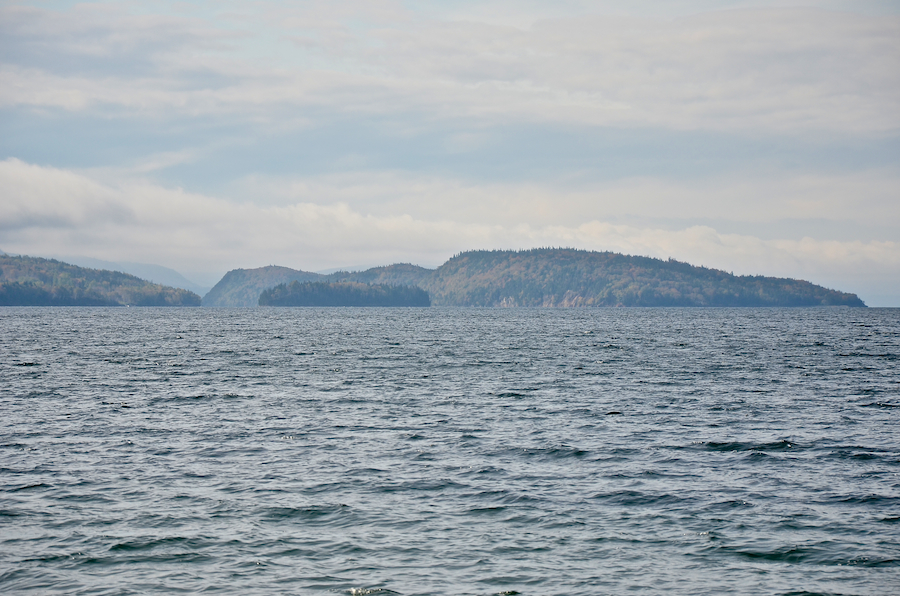 The Long Island area from Saunders Cove