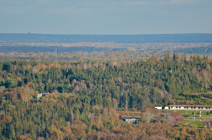 Looking southeast towards the Boisdale Hills