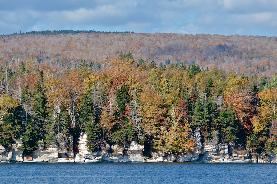 Looking across at the peninsula leading to Upper MacLeods Point
