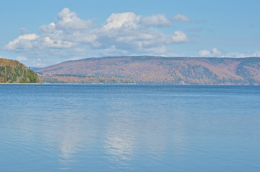 MacLeods Point, Munro Point, and Murray Mountain across South Gut St Anns