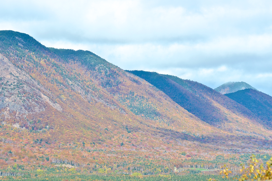The edge of North Mountain