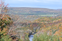 View from the Mull River Look-Off on Highway 252