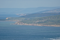 The coast at and north of Broad Cove
