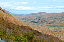 Panorama to the northeast from the second highest look-off on North Mountain