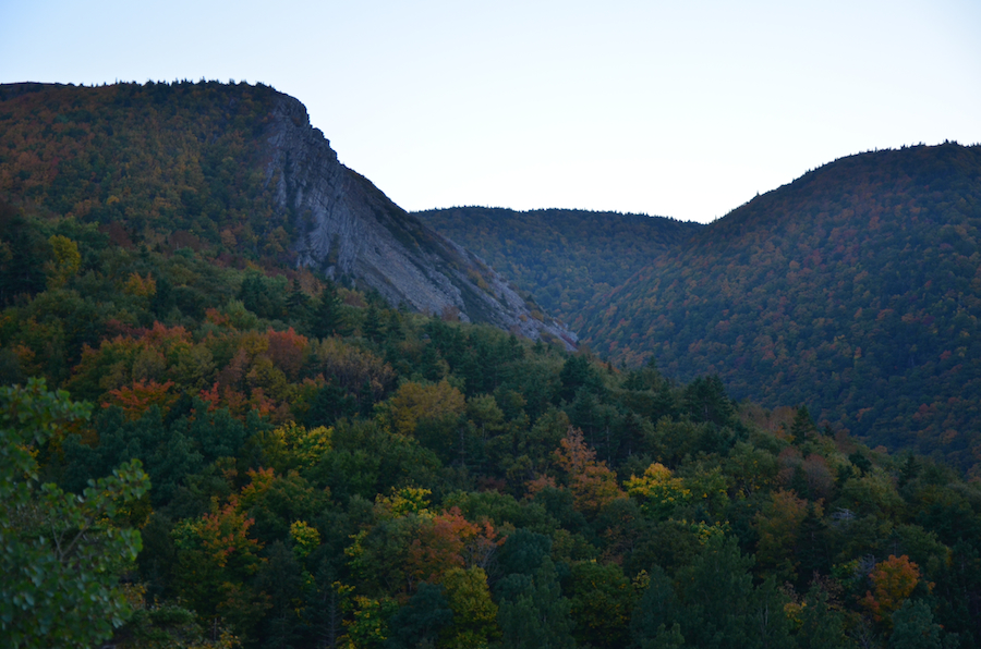 The Meat Cove Brook Valley at twilight
